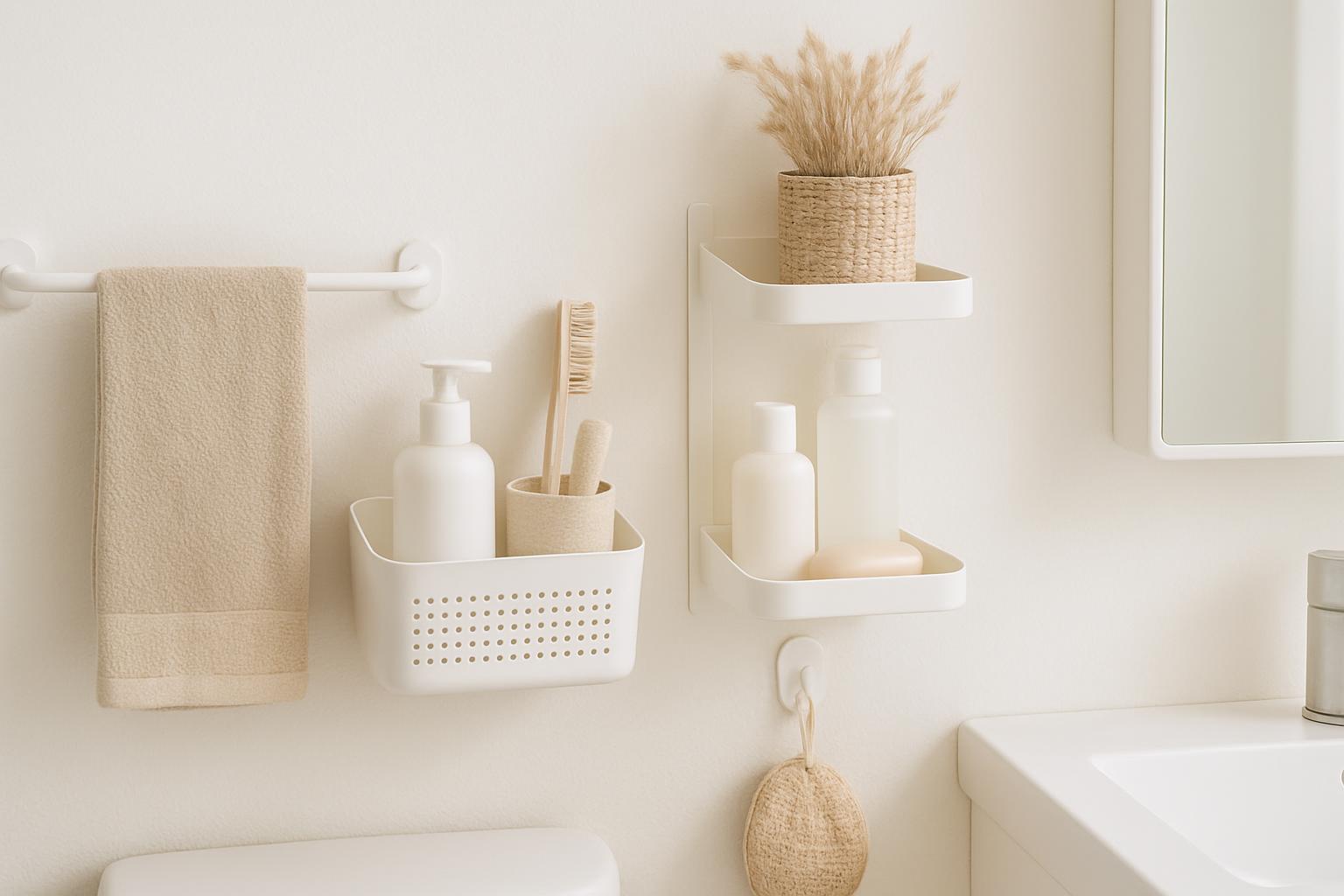 Best Wall-Mounted Bathroom Organizers For Small Spaces