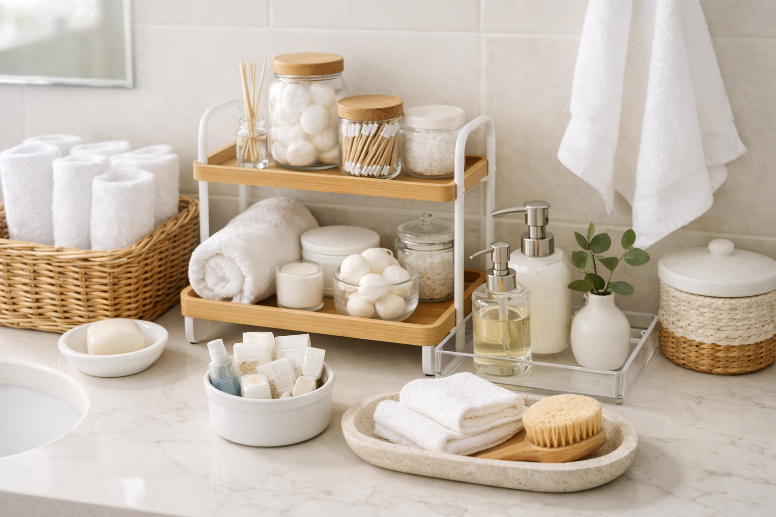 Guest Bathroom Organization Ideas