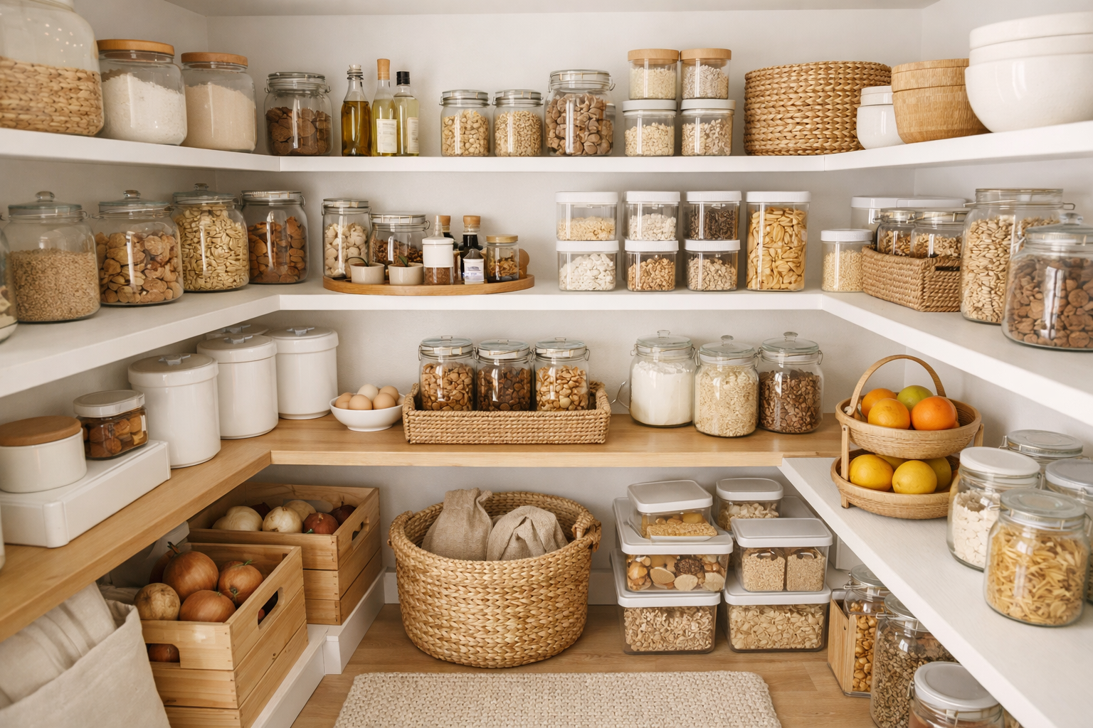 How To Organize A Walk-In Pantry
