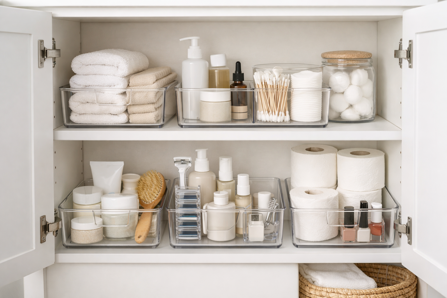 Best Clear Bins For Bathroom Cabinet Organization
