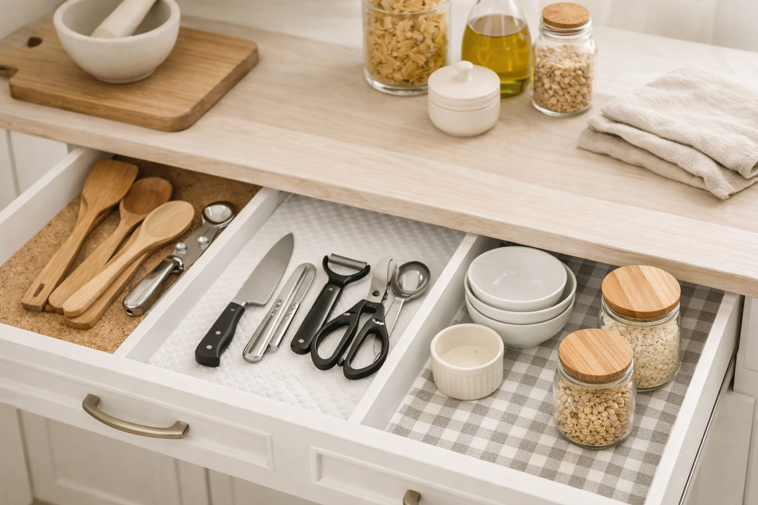 Best Drawer Liners For Kitchen Cabinets