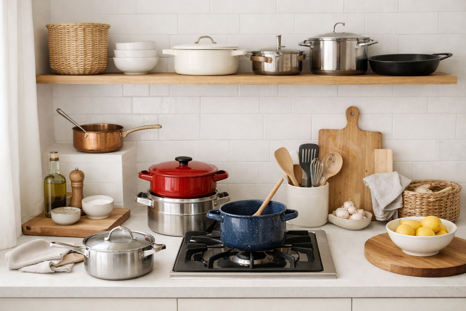 How To Organize A Kitchen With Mismatched Cookware